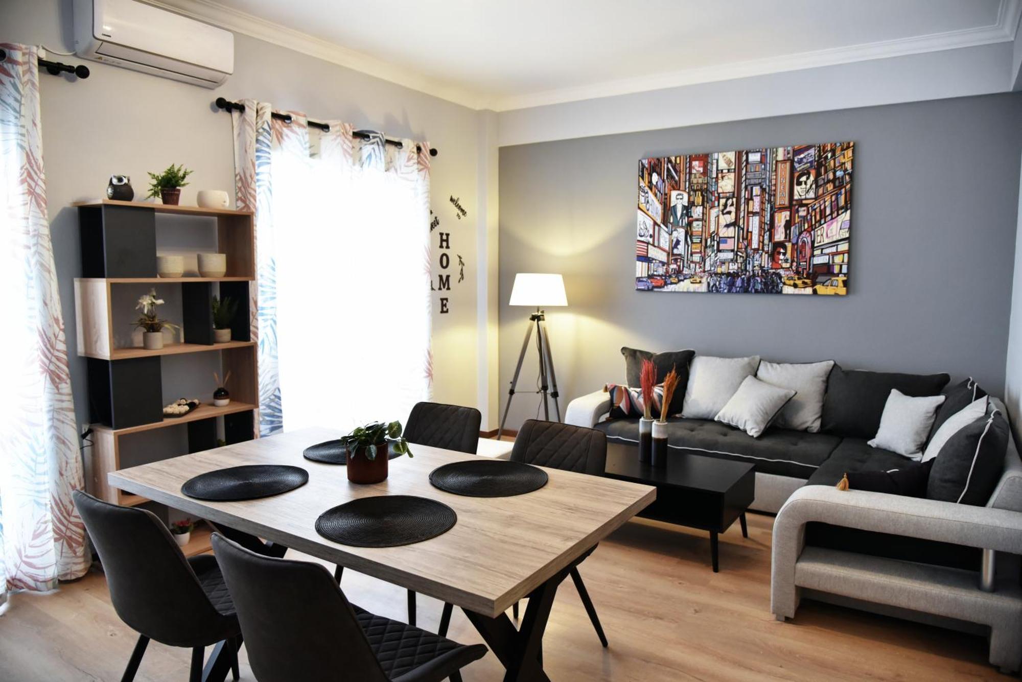 Appartamento Kipseli New Modern & Cozy 65Tv Netflix Atene Esterno foto