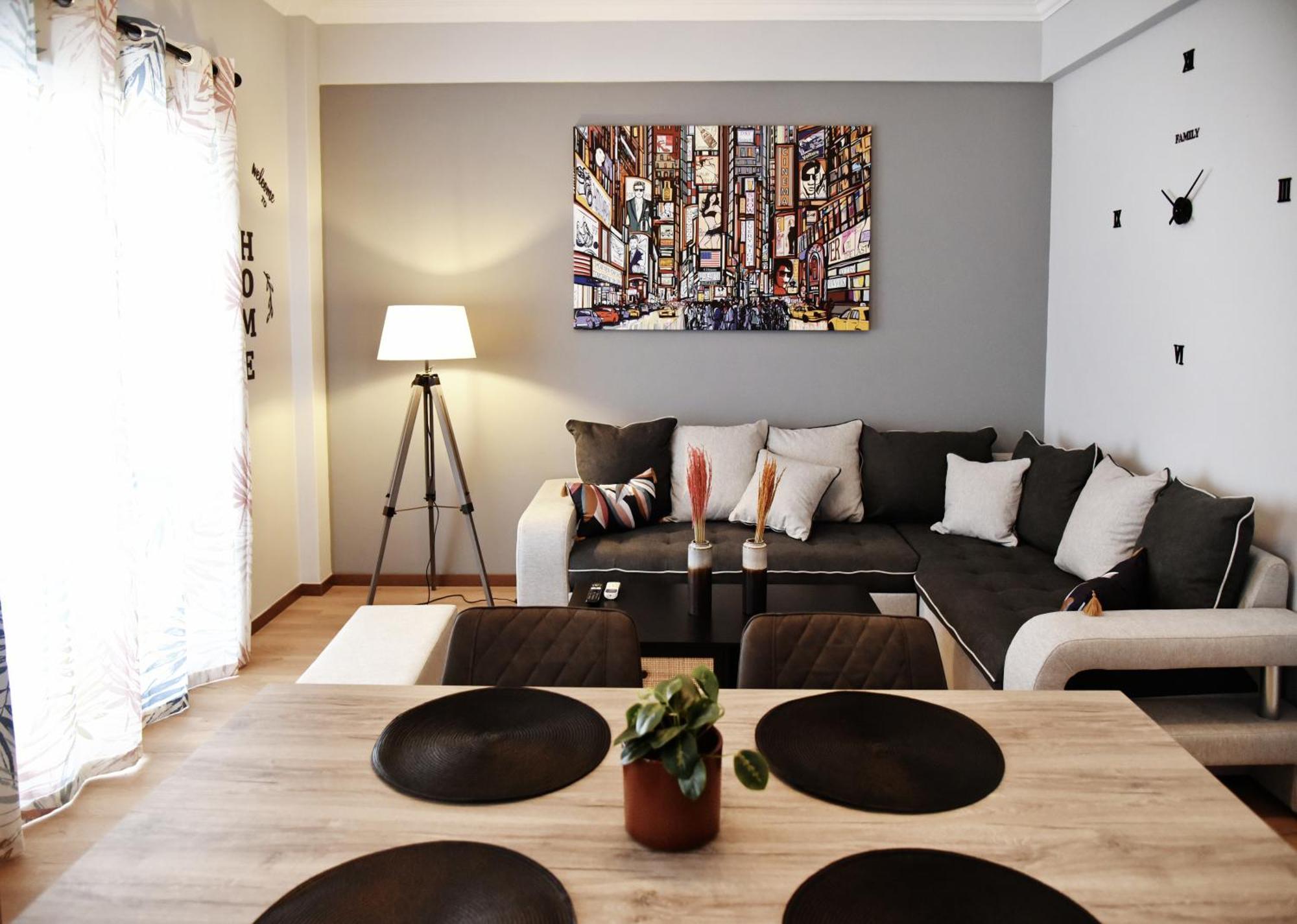 Appartamento Kipseli New Modern & Cozy 65Tv Netflix Atene Esterno foto